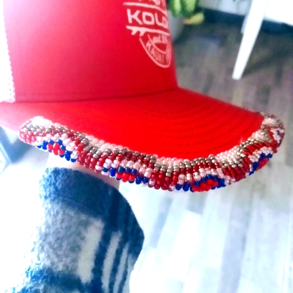 Hand Beaded KOLOA Surf Company FlexFit - Picture 4 of 8